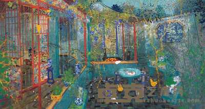 方向 2005年作 春日 镜心 96×180cm